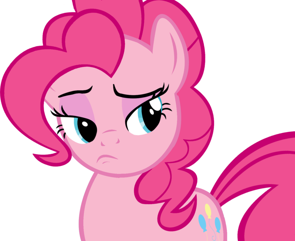 Pinkie Not Bad Face Vector By Pinkiepiemike - Pinkie Pie Not Bad (989x807)
