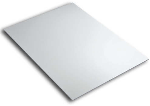 White Acrylic Sheets - Kanaalplaat Bedrukken (500x500)