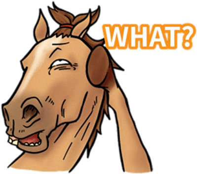 Crazy Horse Stickers Messages Sticker-1 - Elton Santa Fé Zacarias (408x353)