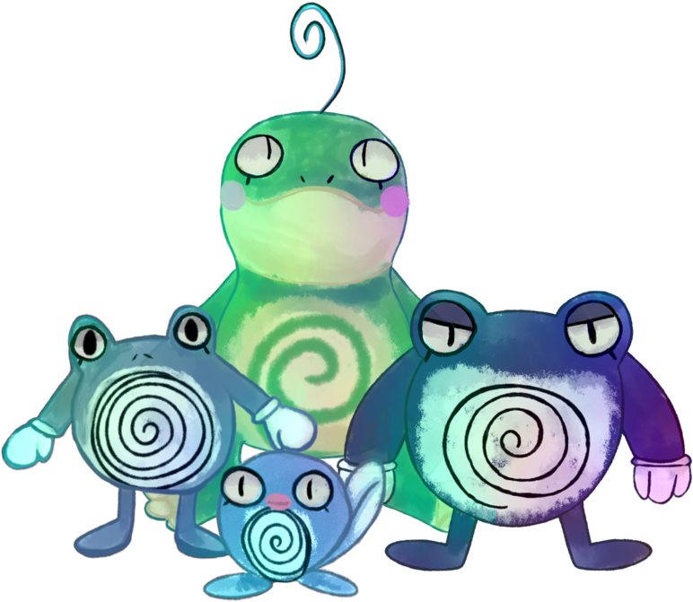 Poliwag Evolution By Awokenbyacloud - 4th Evolution Of Poliwag (900x720)