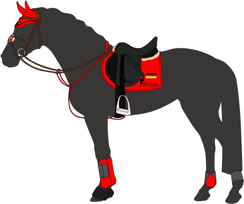 Horse Jumping Illustrations And Clip Art 3269 Horse - Show Jumping Horse Equipment (979x816)