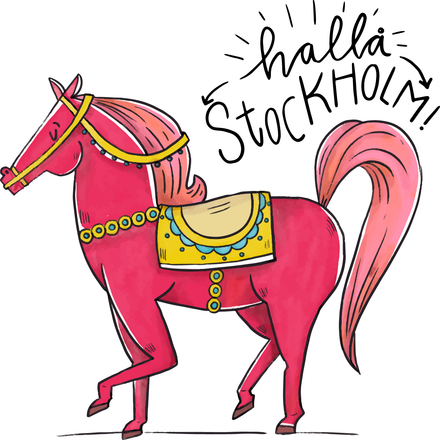 Horse Folklore Clip Art - Horse Folklore Clip Art (1545x1545)