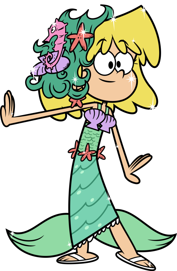 Lori The Mermaid - Loud House Lori Mermaid (723x1105)