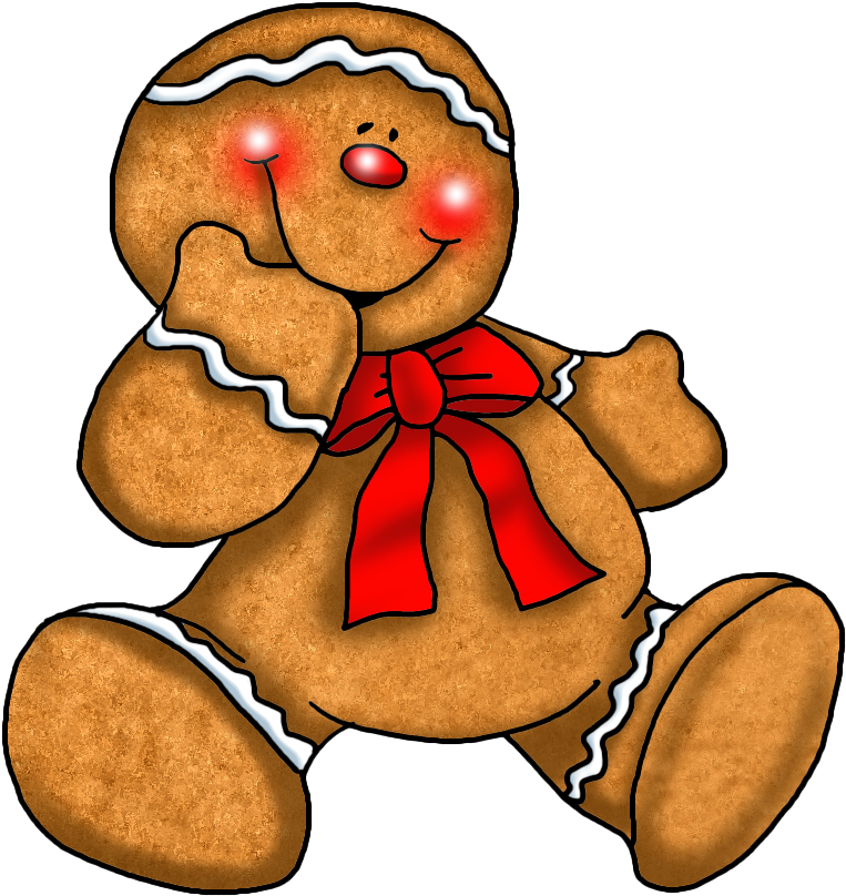 Transparent Christmas Gingerbread Ornament - Christmas Clipart Transparent Background (782x824)