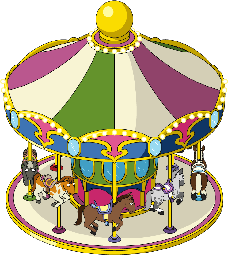 Carousel Png - Carousel Cartoon Png (1004x923)
