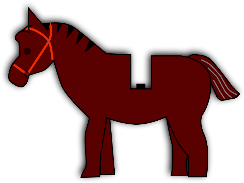 Free Steeple Chase Free Horse 2 - Lego Horse Vector (800x603)