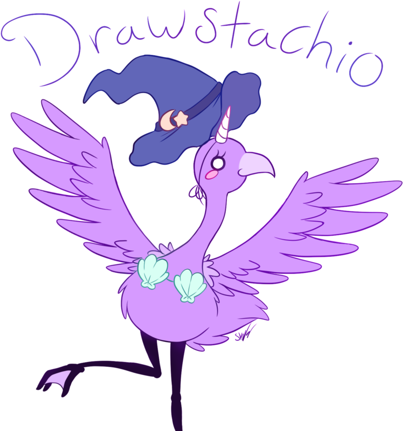 I Am A Purple Flamingo By Drawstachio - Illustration (894x894)