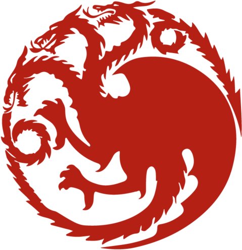 House Targaryen Transparent Png - Game Of Thrones Four Houses (600x849)