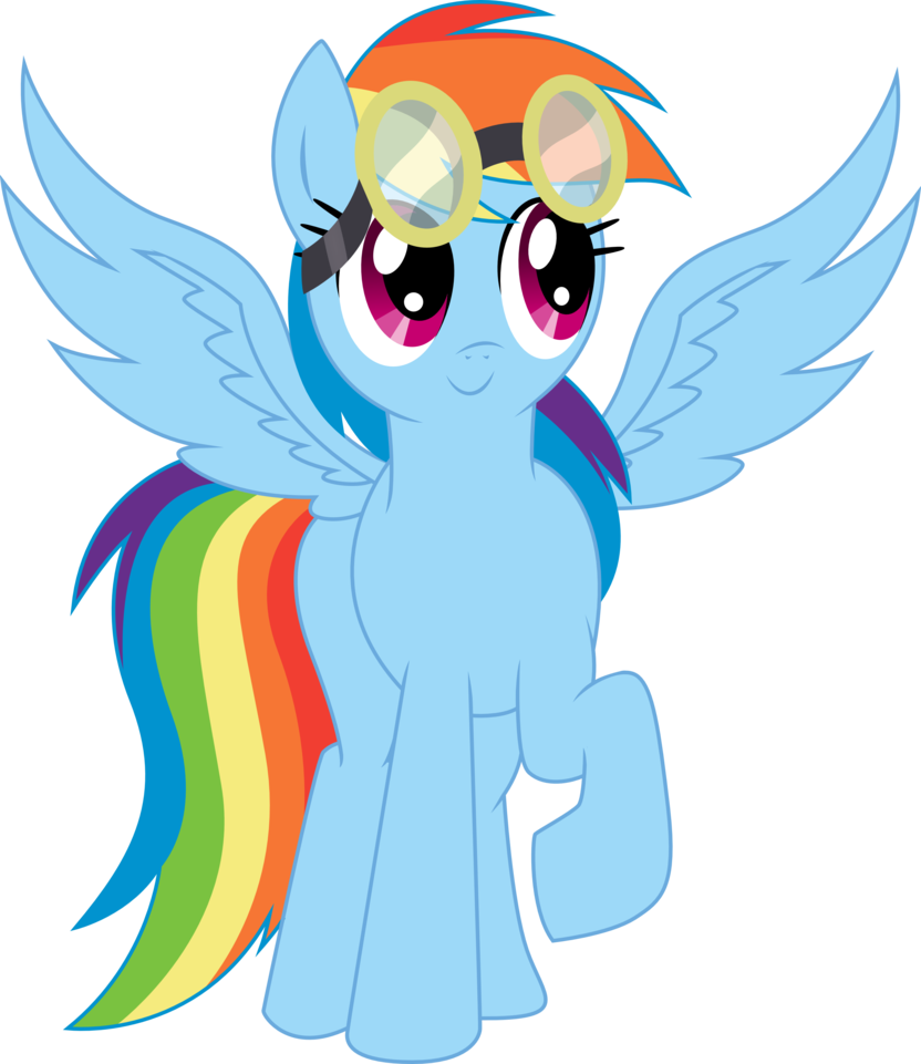 Racing Rainbow Horse By Theshadowstone - Rainbow Horse (832x961)