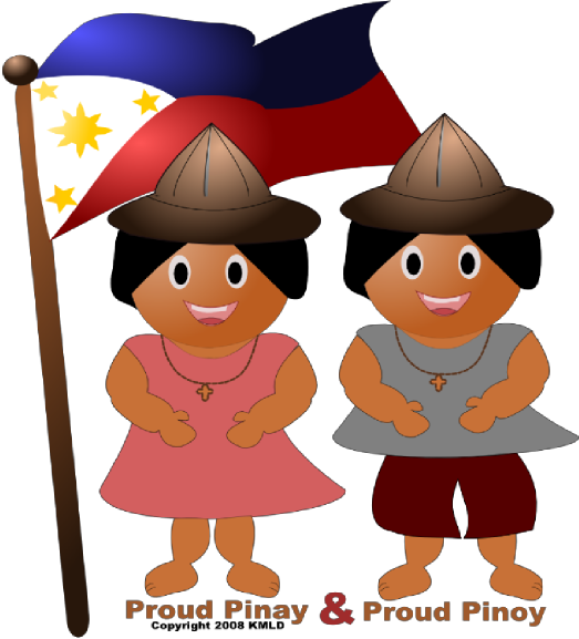 Meal Clipart Filipino Family - Filipino Clipart (523x577)