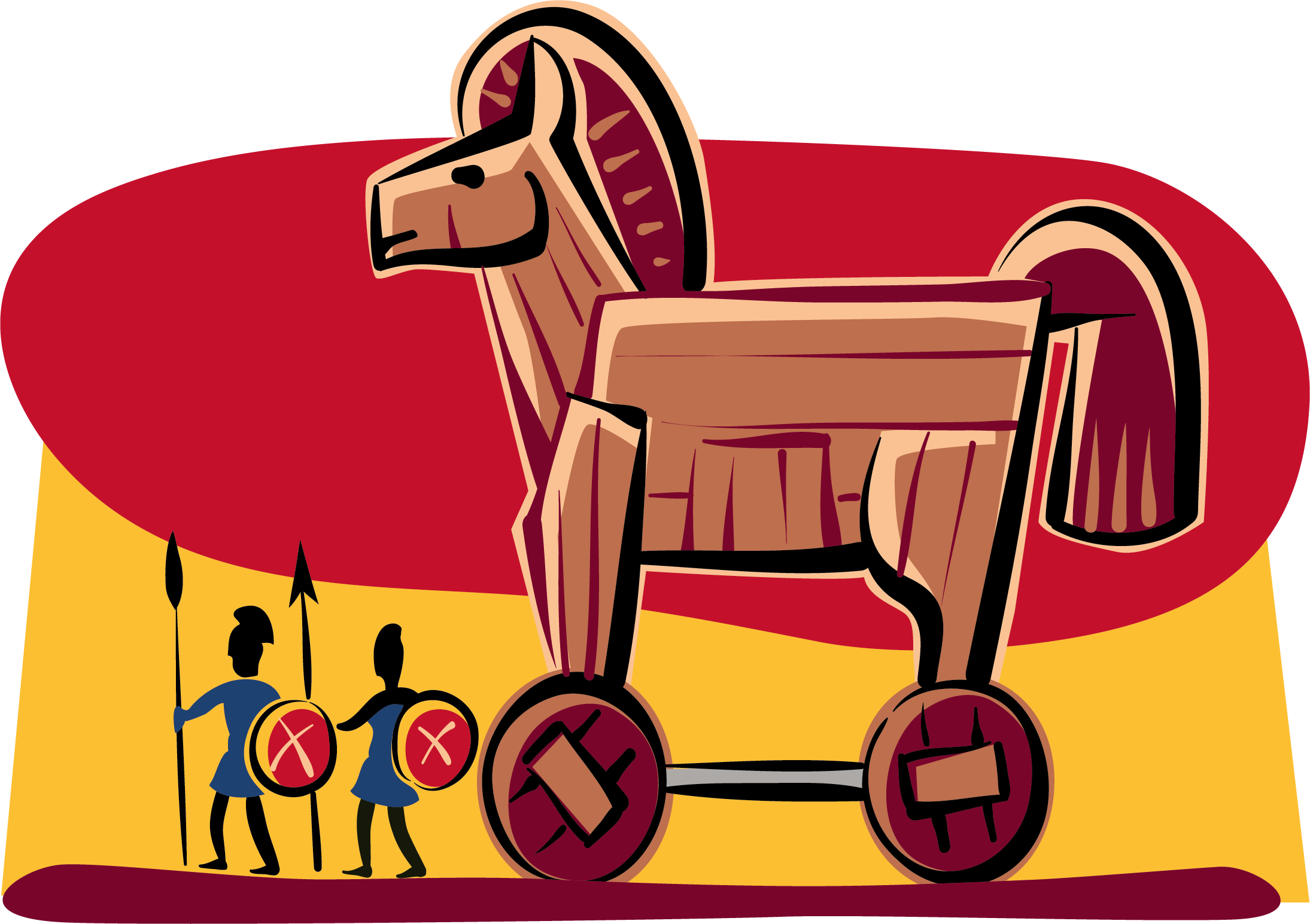 Trojan Horse Clipart - Trojan Horse (2189x1545)