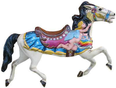 Carousel Horse, Carousel, Horse, Ride - Carousel Horse (453x340)