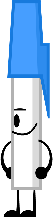 Pen Is A Contestant From Bfdi - Battle For Dream Island Pen (237x849)