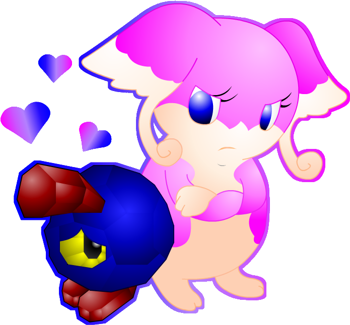 Flamingo And Grackle By Invisibleresolve - Cartoon (716x663)