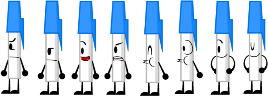Bfdi Pen By Treekothelizard - Bfdi Poses (960x720)