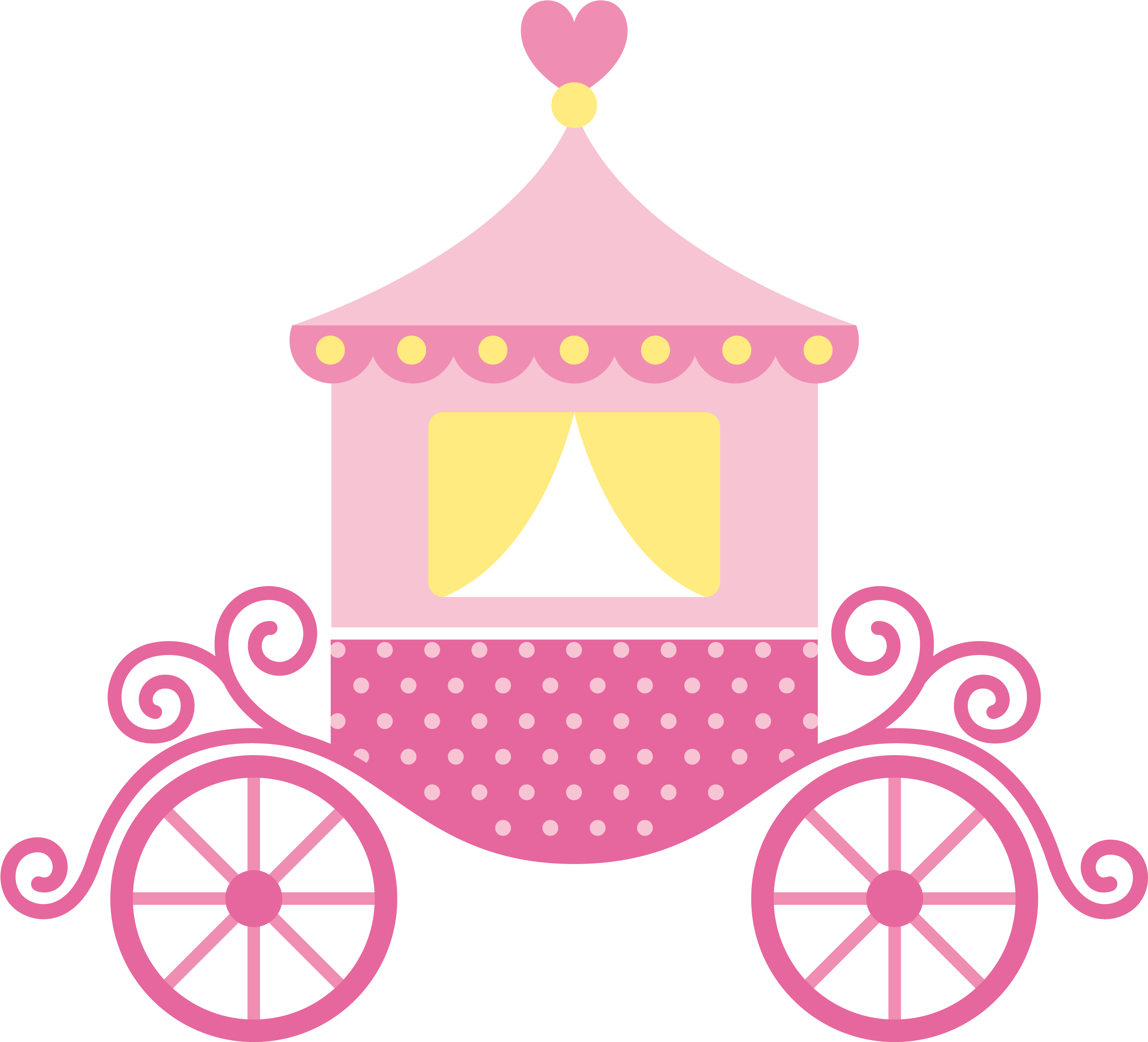 Party Ideas, Princess, Amber Rose, Club Parties, Castle - Horse And Carriage Wall Stickers By Stickerscape (regular (3258x2948)