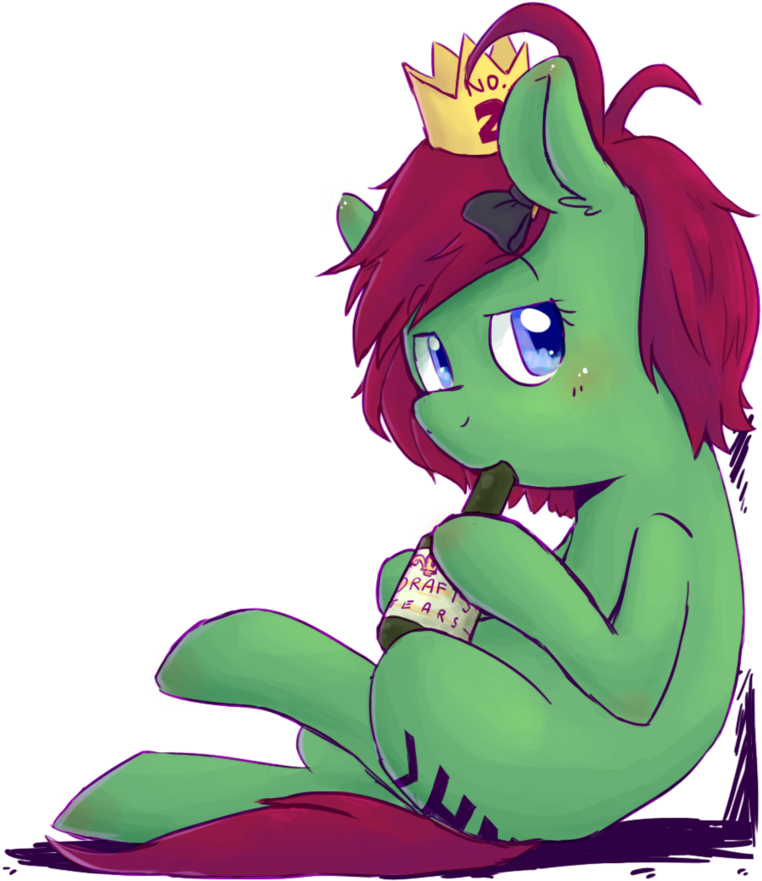 Delicious Tears, Everfree Network, Final Draft, Horse - Cartoon (1024x1024)