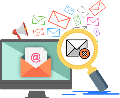 Sparkemail Design Offers The Email List Cleaning Service - Computer Monitor (503x412)