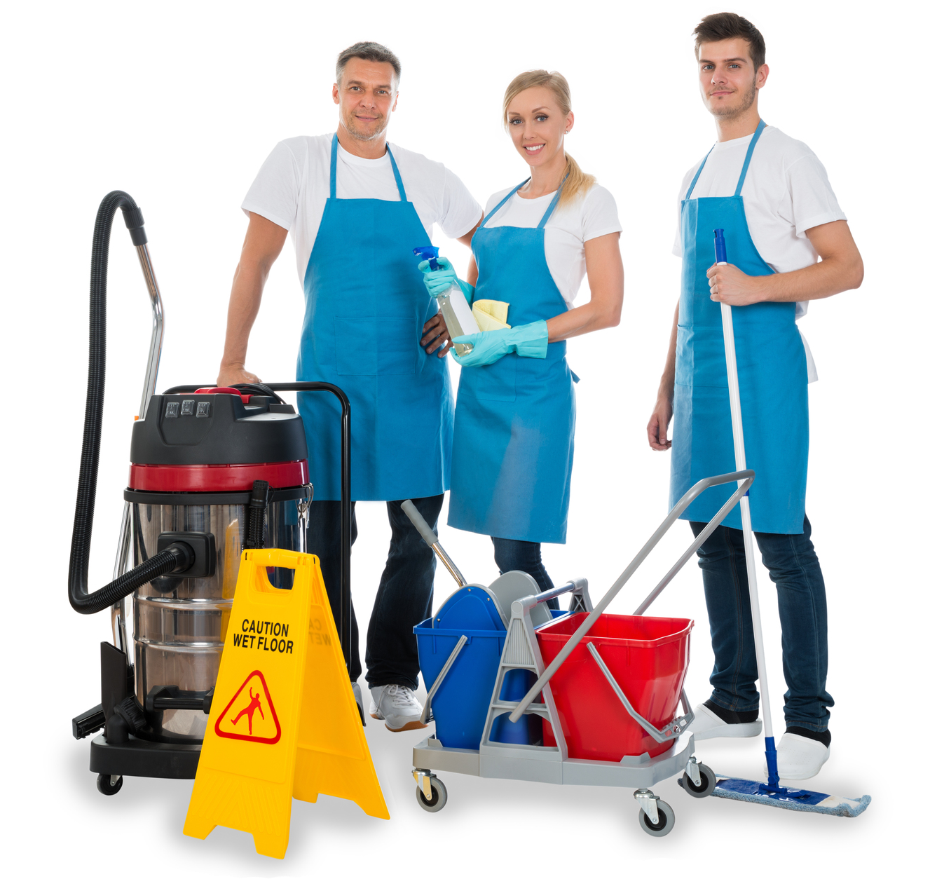 Our Cleaners Provide Professional Cleaning Service - Group Of Janitors (1486x1290)