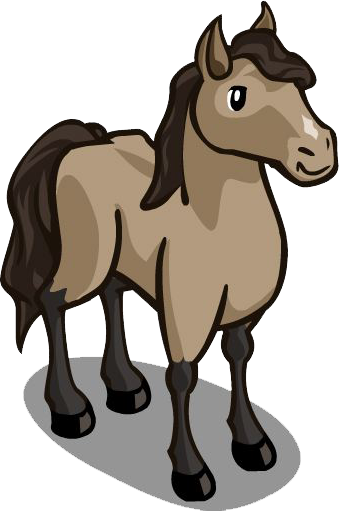 Mustang - Farmville Animals (339x511)