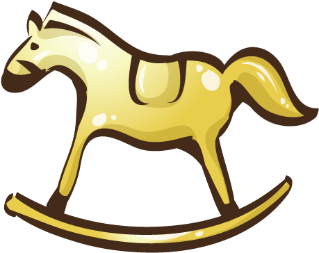 Yellow Rotating Small Horse - Yellow Rotating Small Horse (567x567)