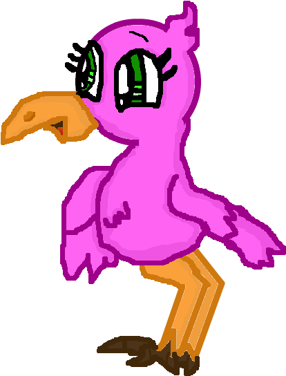 Flamingo By Artpalet - Cartoon (800x600)