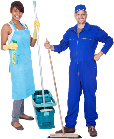 We Make Cleaning Contracts Easy Terminate Your Contract - Uniforme De Personal De Limpieza (473x507)