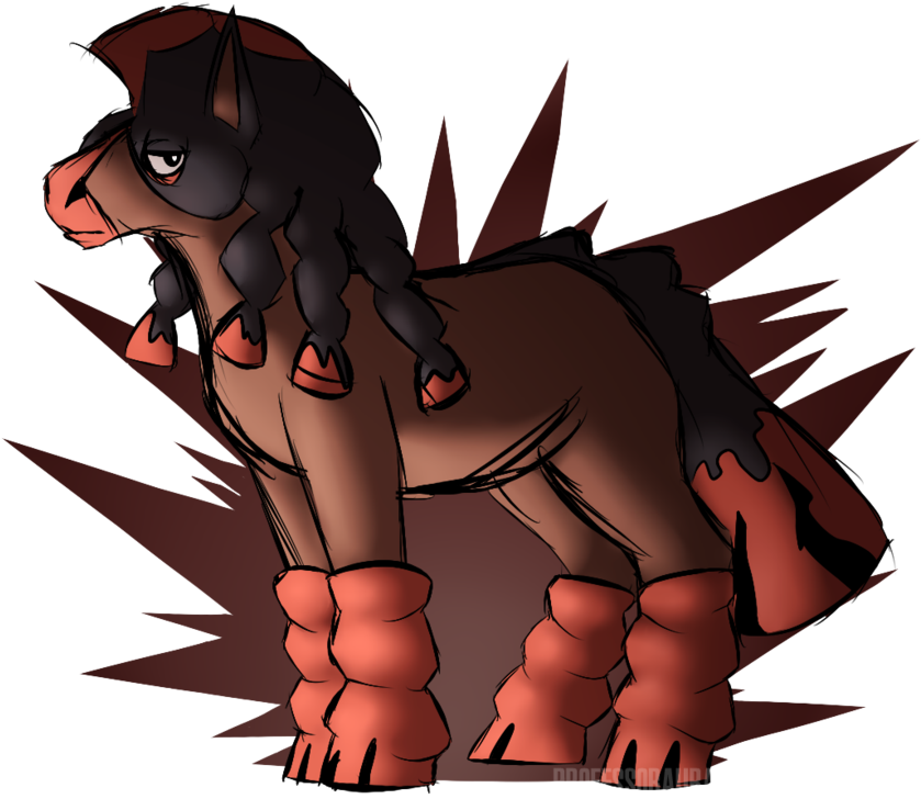 Big Horse By Professoraurabolt - Horse Pokemon Png (979x816)