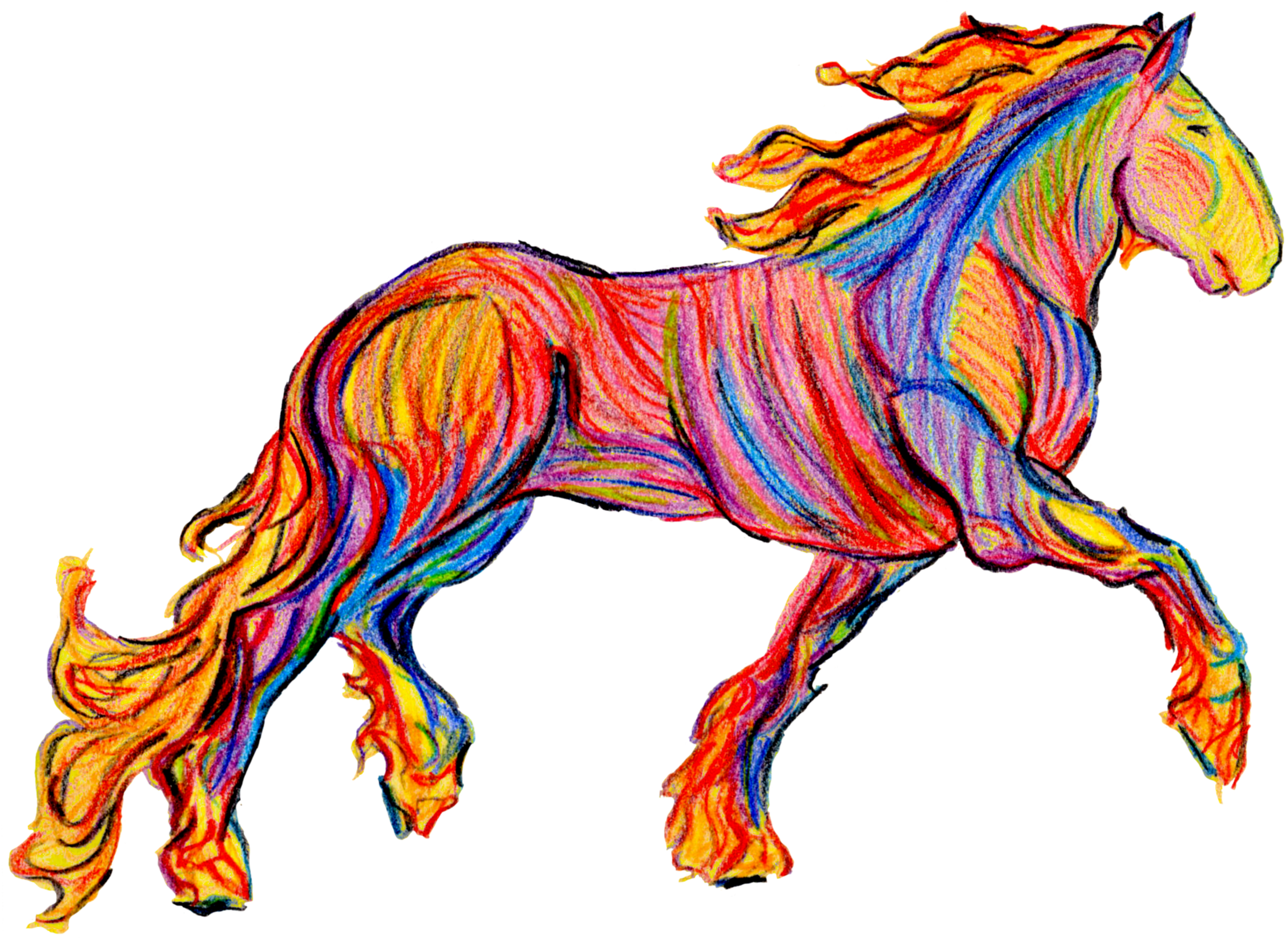 Horses - Mane (2249x1693)