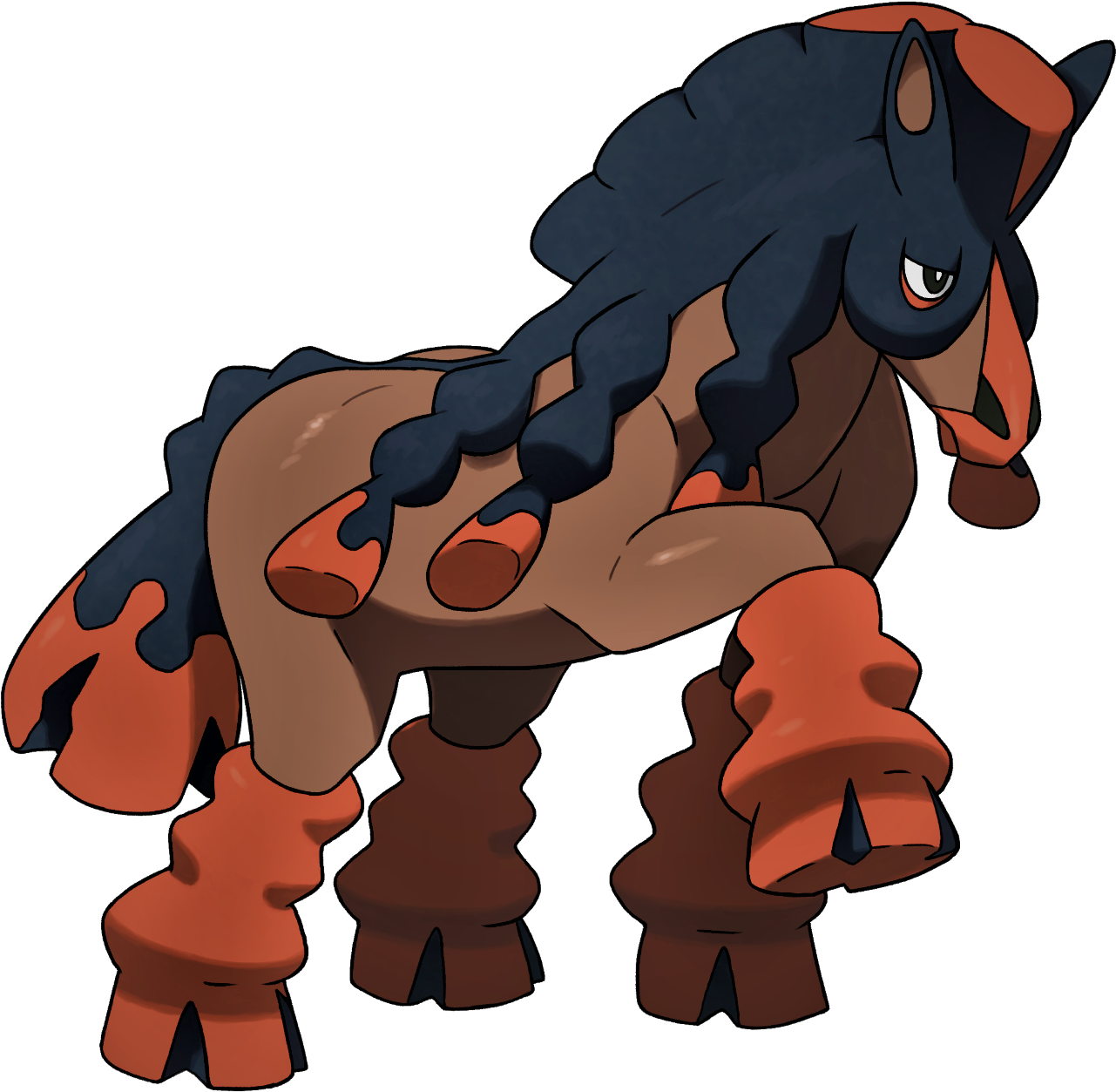 Ground Type By Pokemonsketchartist Mudsdale - Pokemon Sun And Moon Horse (1280x1280)