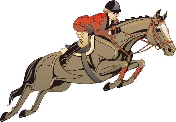 Horse&rider Clip Art - Horse&rider Clip Art (679x472)