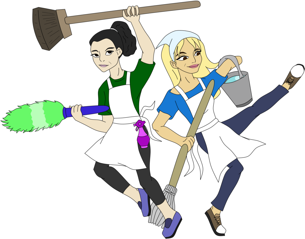 Cleaning Ladys By Ladywillsay - Cleaning (998x800)