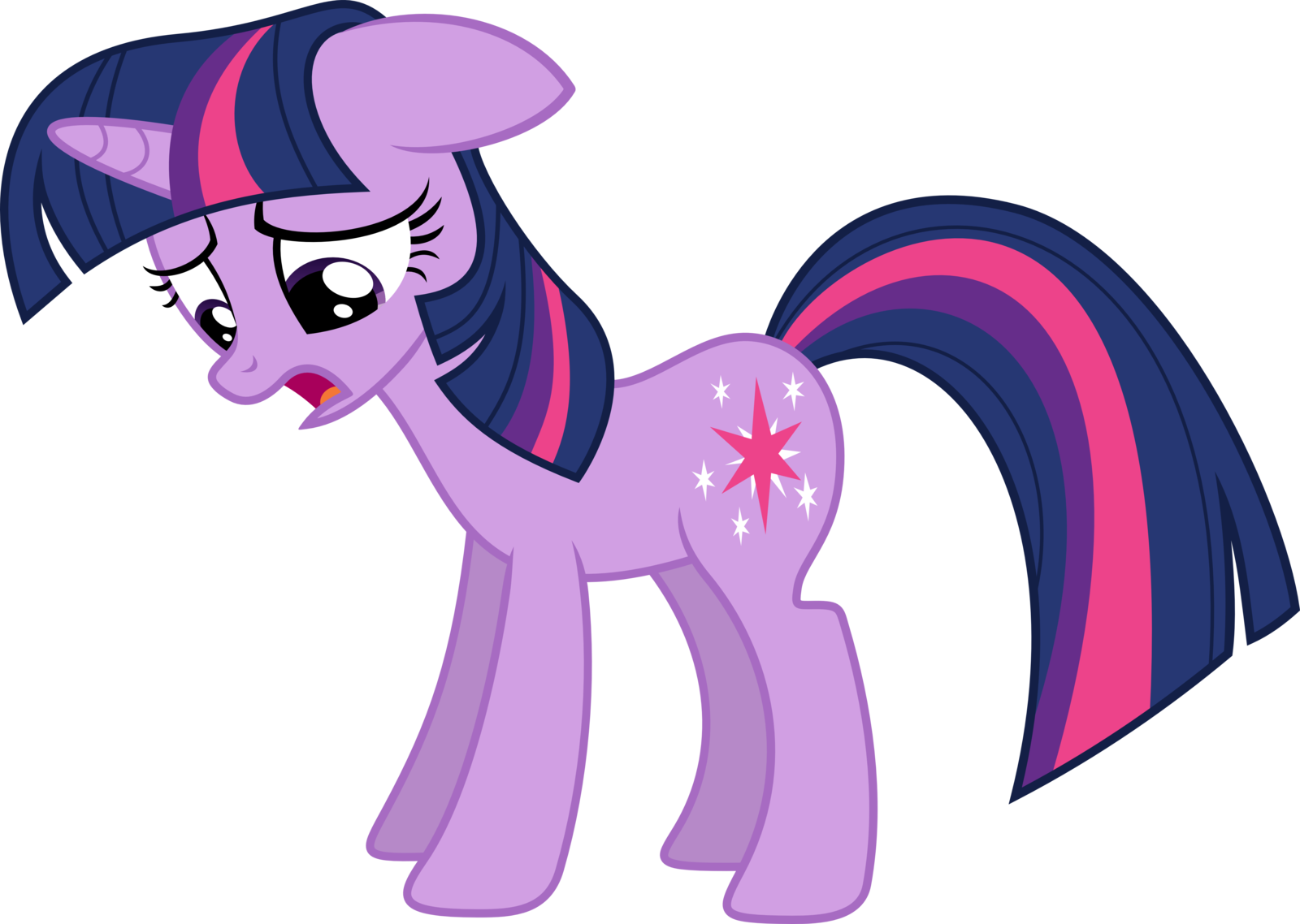 Pony Clipart Twilight - Mlp Twilight Sparkle Sad (1600x1138)