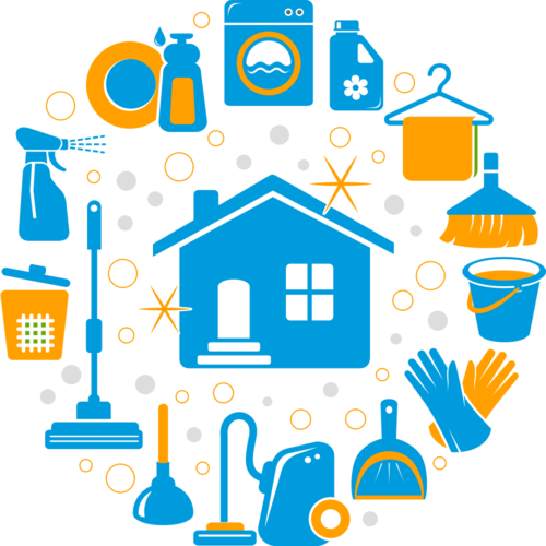 Home Cleaning Services - Home Services Icon Png (500x500)
