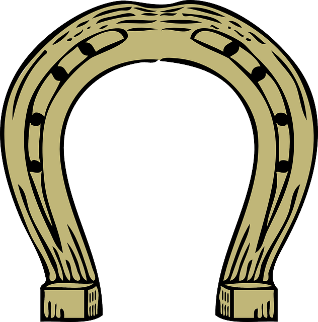 Outline, Drawing, Cartoon, Metal, Horse, Free, Shoe - Horseshoe Clipart (632x640)