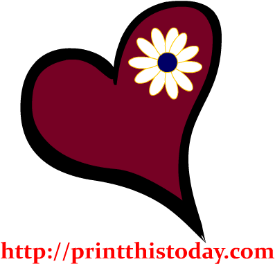 Love Clipart Cute Heart - Cute Hearts And Flowers Clipart (417x417)