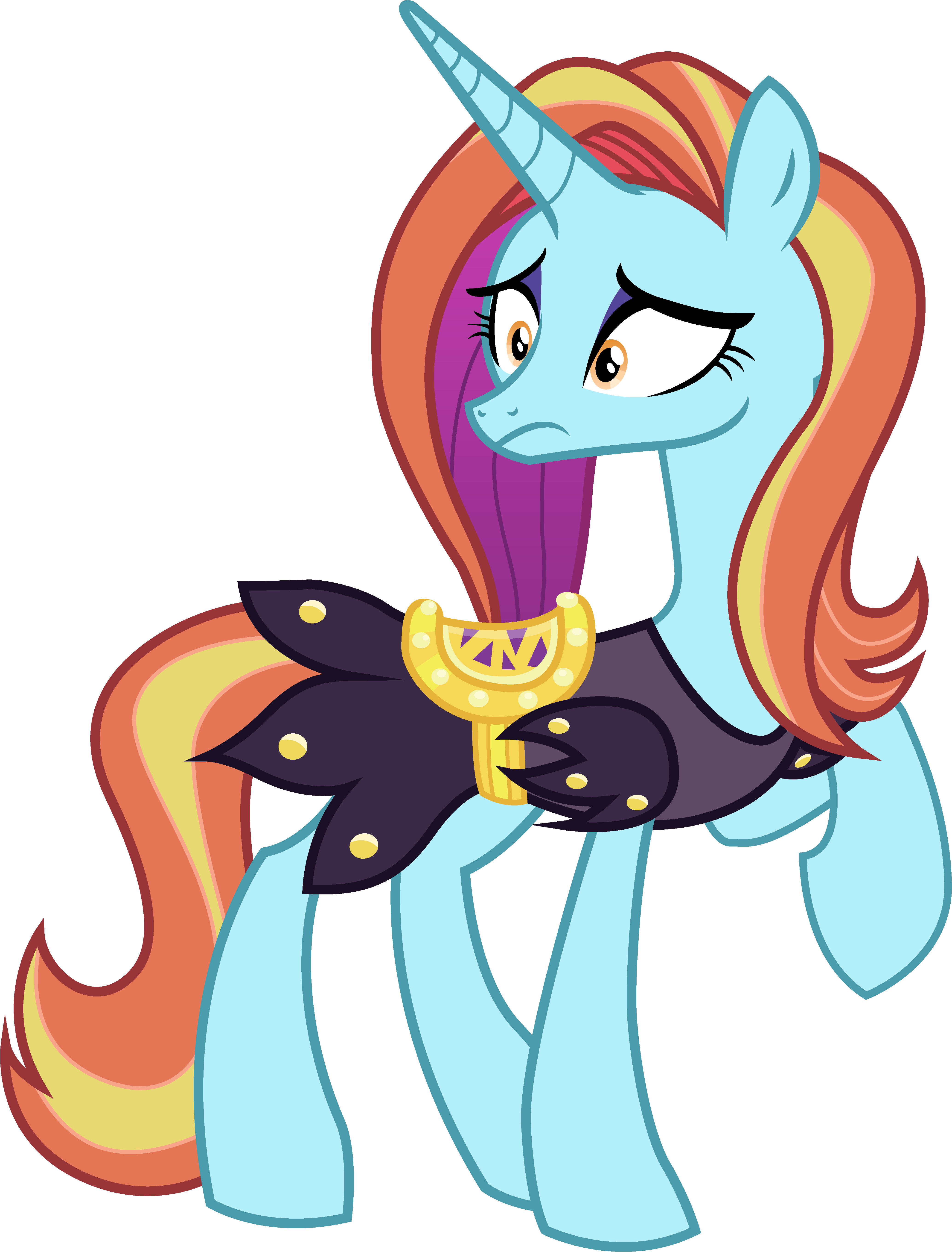 Worried Sassy Saddles By Koolfrood Worried Sassy Saddles - My Little Pony Sassy Saddles (4135x5434)