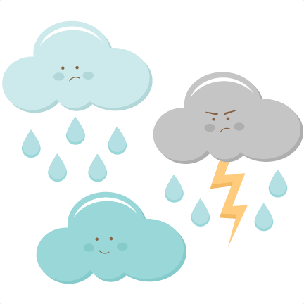 Spring Cloud Set Svg Cutting Files Scrapbooking Svg - Miss Kate Cloud Png (432x432)