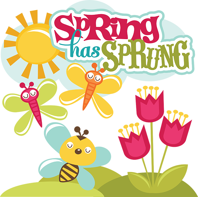 Spring Has Sprung Svg Scrapbook Collection Svg Files - Spring Has Sprung 2018 (648x644)