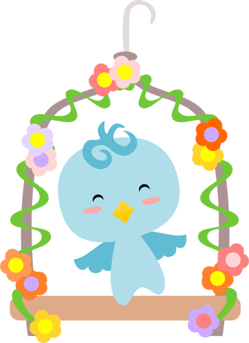 Chibi Spring Bird - Chibi (363x500)