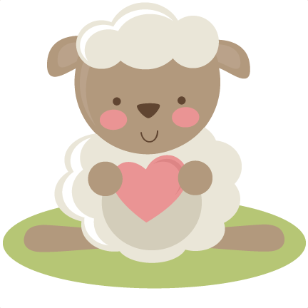 Cute Lamb Svg File For Scrapbooking Lamb Svg Cut File - Spring Bunny Clip Art (432x432)