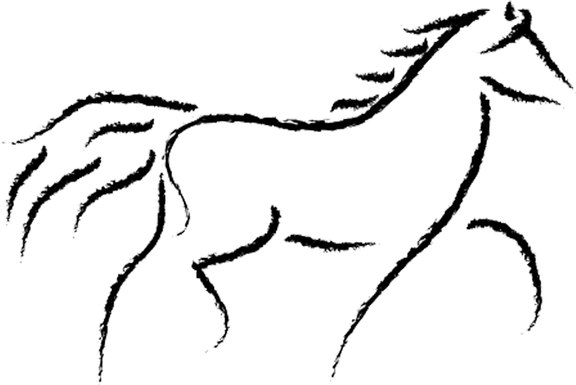 Equine Anatomy And Biomechanics - Running Horse Sketch (1200x880)