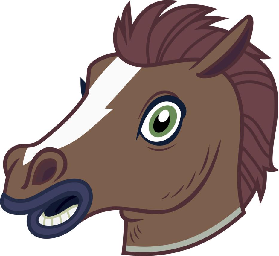 Mlp Fim Resources Vector By Luckreza8 - Horse Head Mask Vector (933x856)