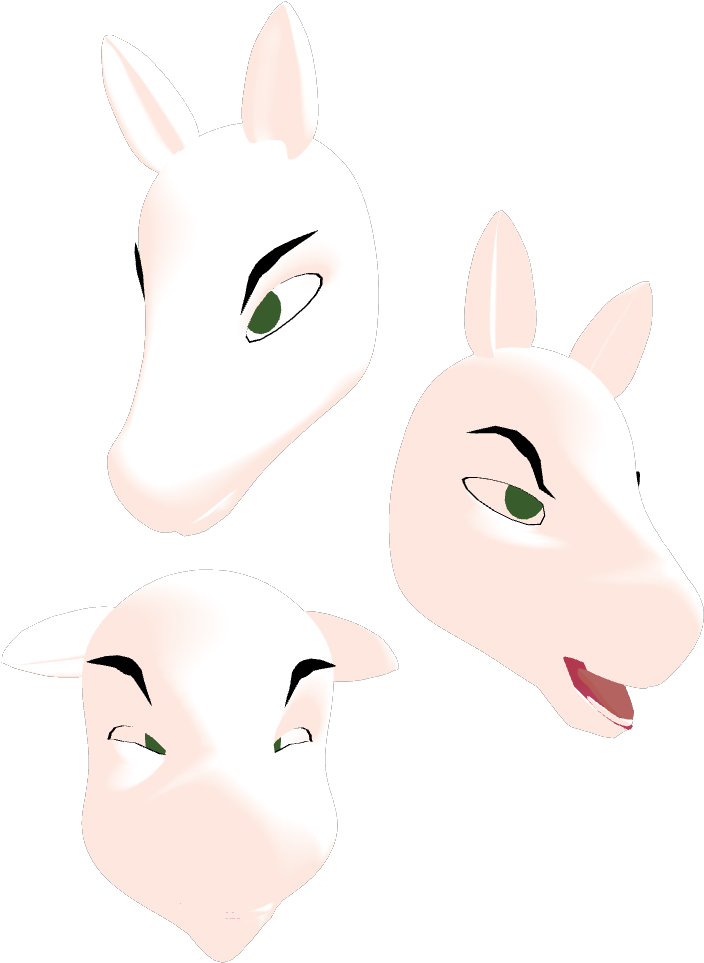 Horse Head By Kise-kaero - Art (749x1002)