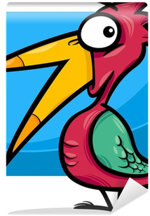 Cute Little Bird Cartoon Illustration Wall Mural • - Illustration (400x400)
