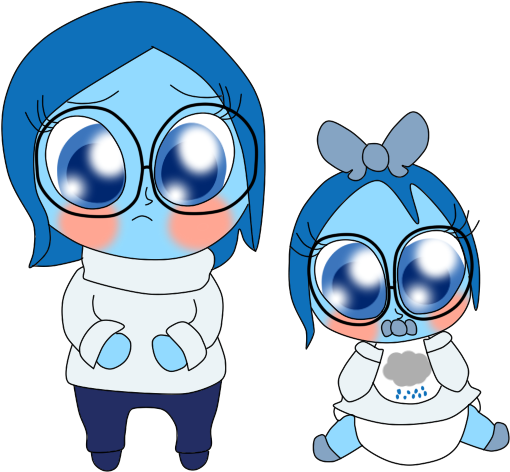 Sadness Clipart Sad Baby - Inside Out Baby Joy (564x600)