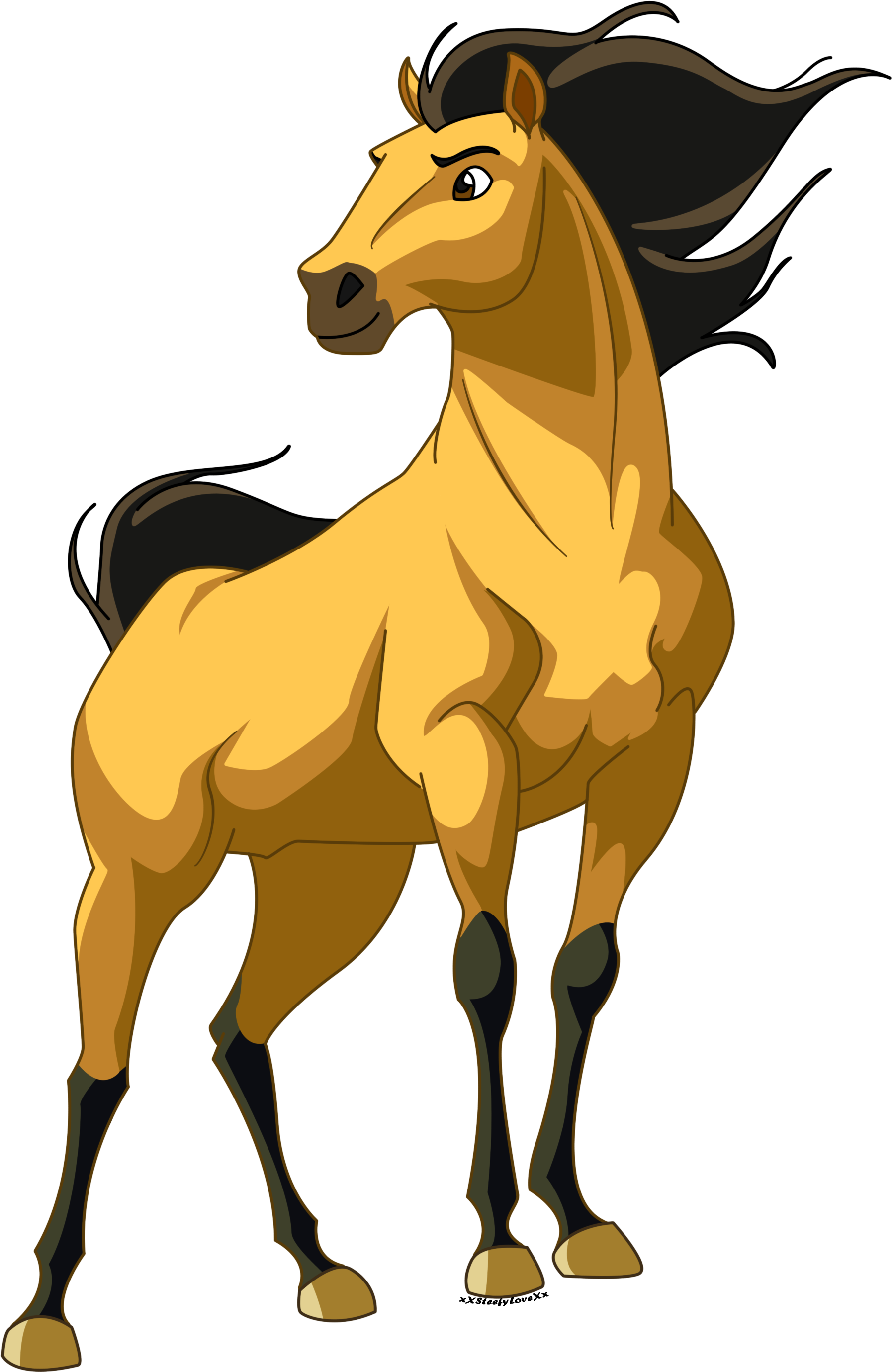 Spirit Clipart Horse - Spirit Stallion Of The Cimarron.