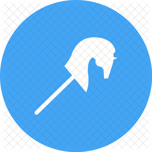 Horse Head Icon - Circle (512x512)