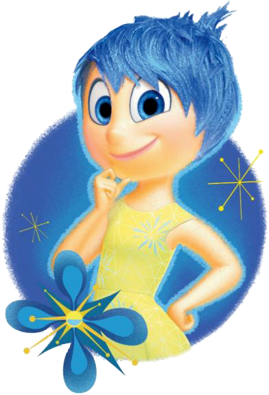 Joy Clipart Inside Out - Joy Inside Out Cardboard Cutout Standup (410x586)