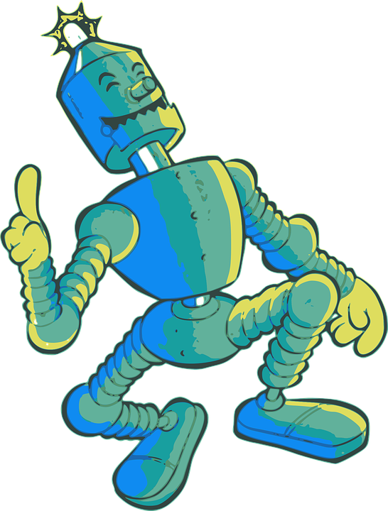 Joy Cliparts 26, Buy Clip Art - Dancing Robots Clipart (546x720)